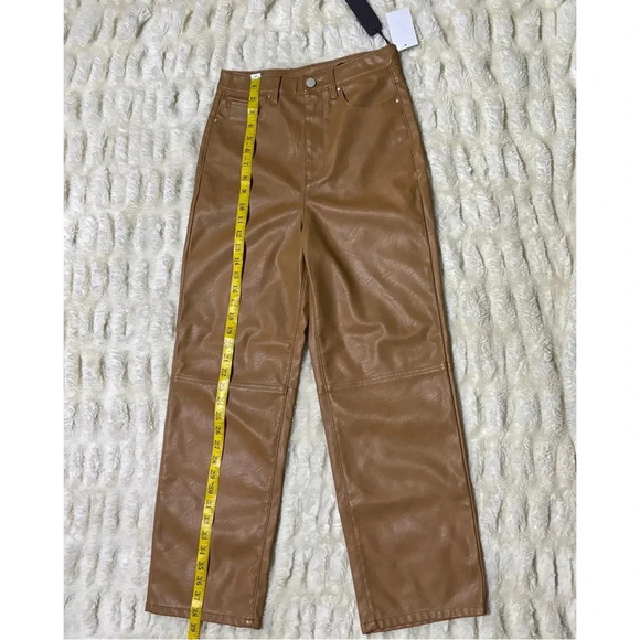 NWT BLANKNYC Women’s Baxter Leather Nude Pants - Picture 11 of 15